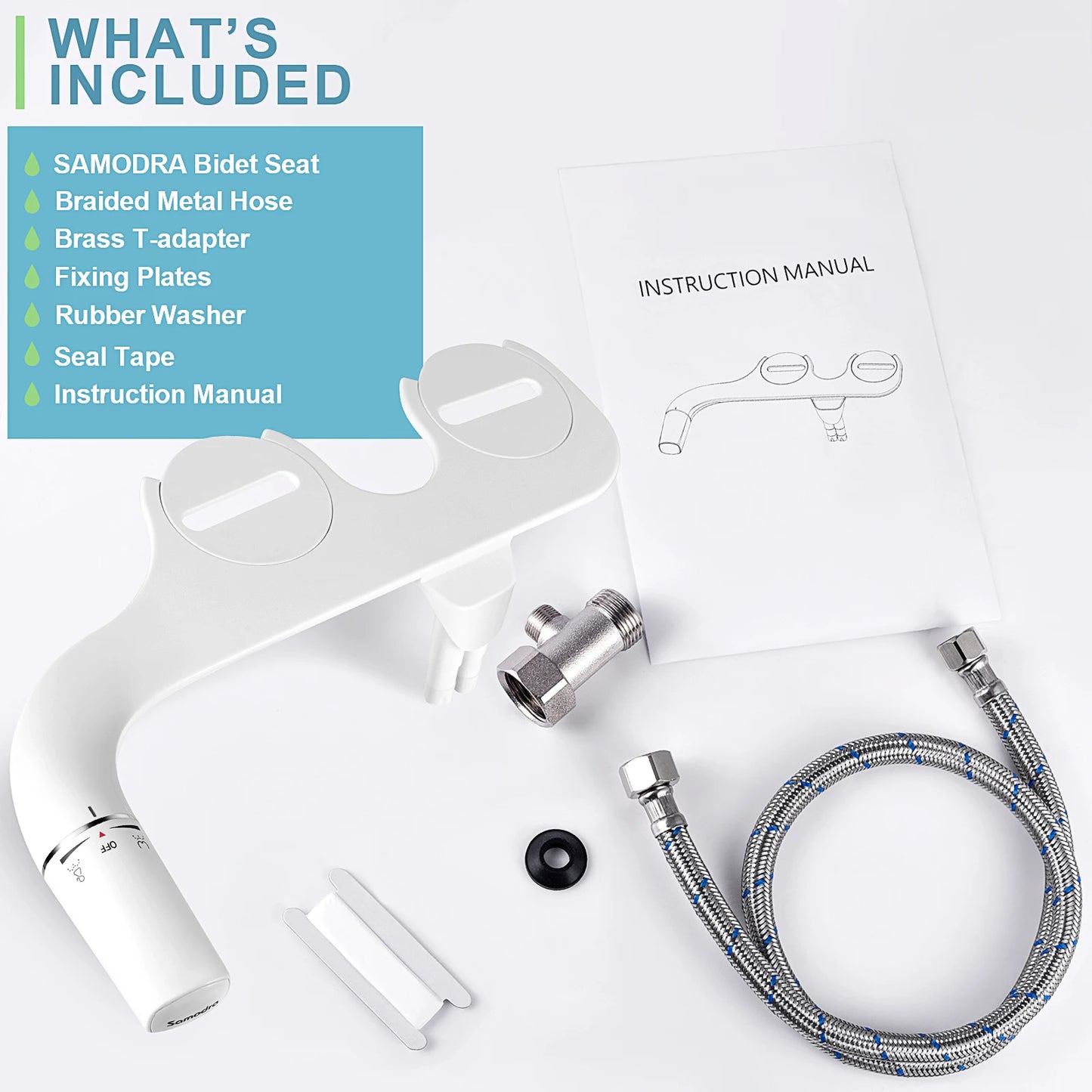 Dingleberry Bidet Ultra-Slim Toilet Seat Attachment