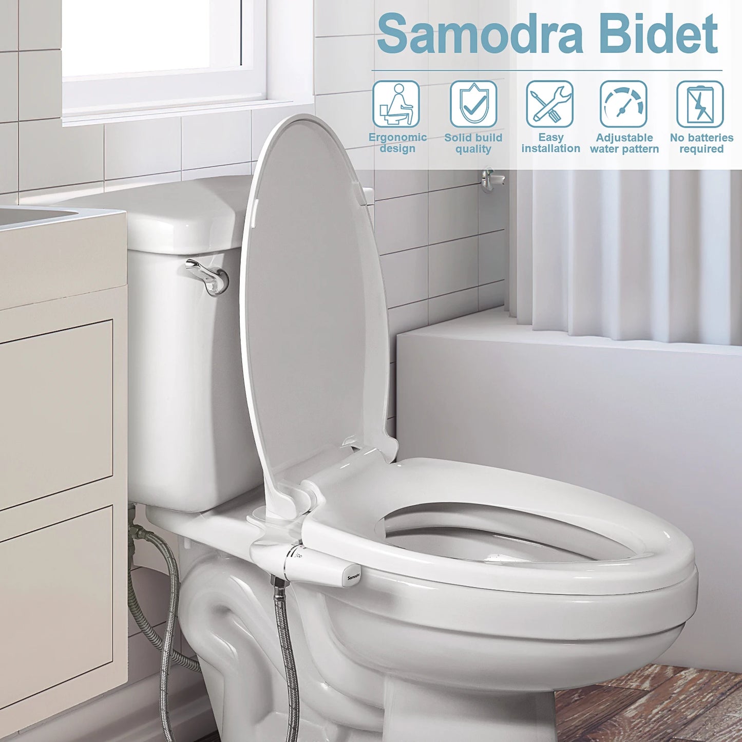Dingleberry Bidet Ultra-Slim Toilet Seat Attachment